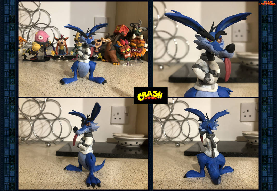 Crash 4 Ripper Roo Model Ripper Roo (Crash Bandicoot) 2023 Clay Model by FierceTheBandit on ...