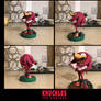 Knuckles The Claychidna (3rd Model Attempt)