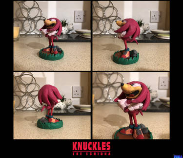 Knuckles The Claychidna (3rd Model Attempt)