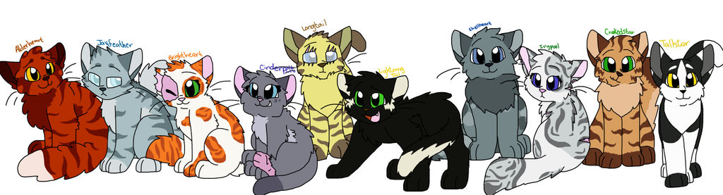 Favorite Warrior Cats(Currently)