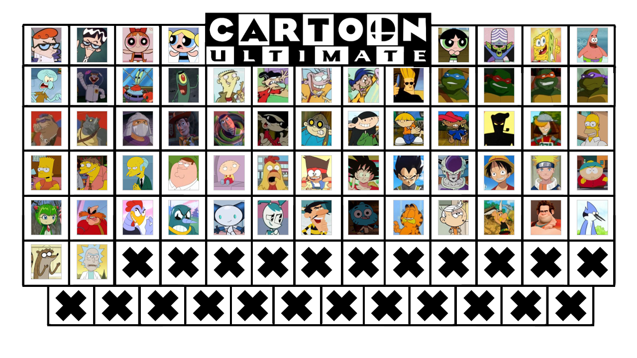 Cartoon Rostering My Cartoon Ultimate Roster by TheBeginnerGamer on DeviantArt