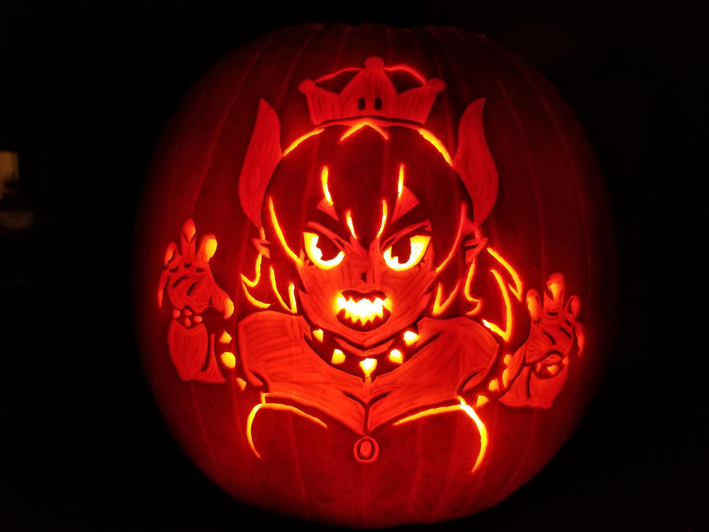 Bowsette Pumpkin