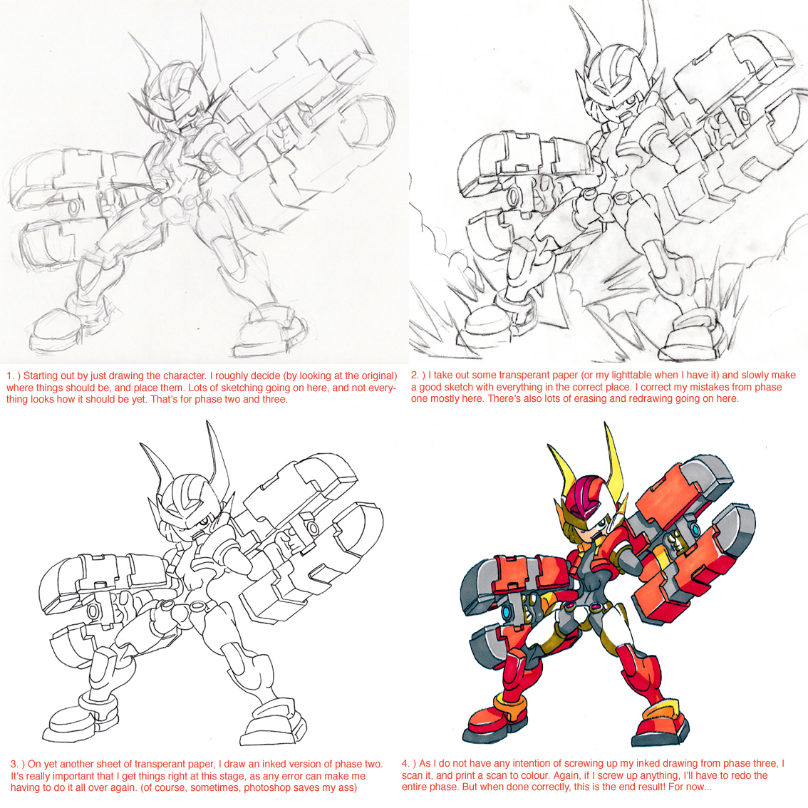 Rockman ZX - Model F Progress