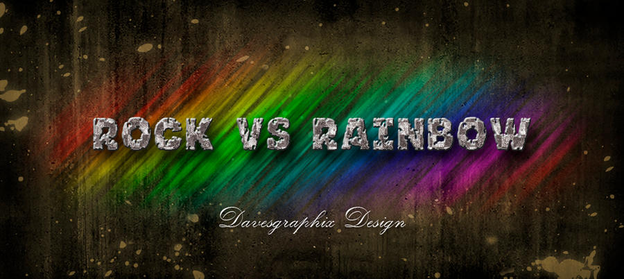 Rainbow Rocks Argument rock vs. rainbow by DaveNat01 on DeviantArt