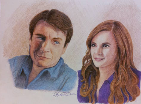 Castle and Beckett, Nathan Fillion and Stana Katic