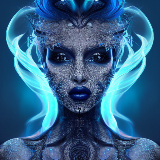 Harsh Lady Beautiful-lady-with-blue-harsh flame by Vinaxe on DeviantArt