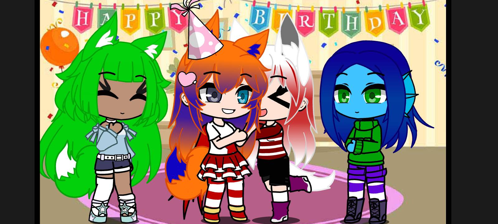 Happy Birthday Saiko Cyan Rose