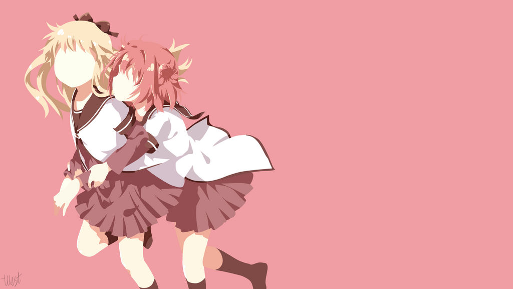 Yuru Yuri Minimalist Wallpaper by Hannahaki on DeviantArt