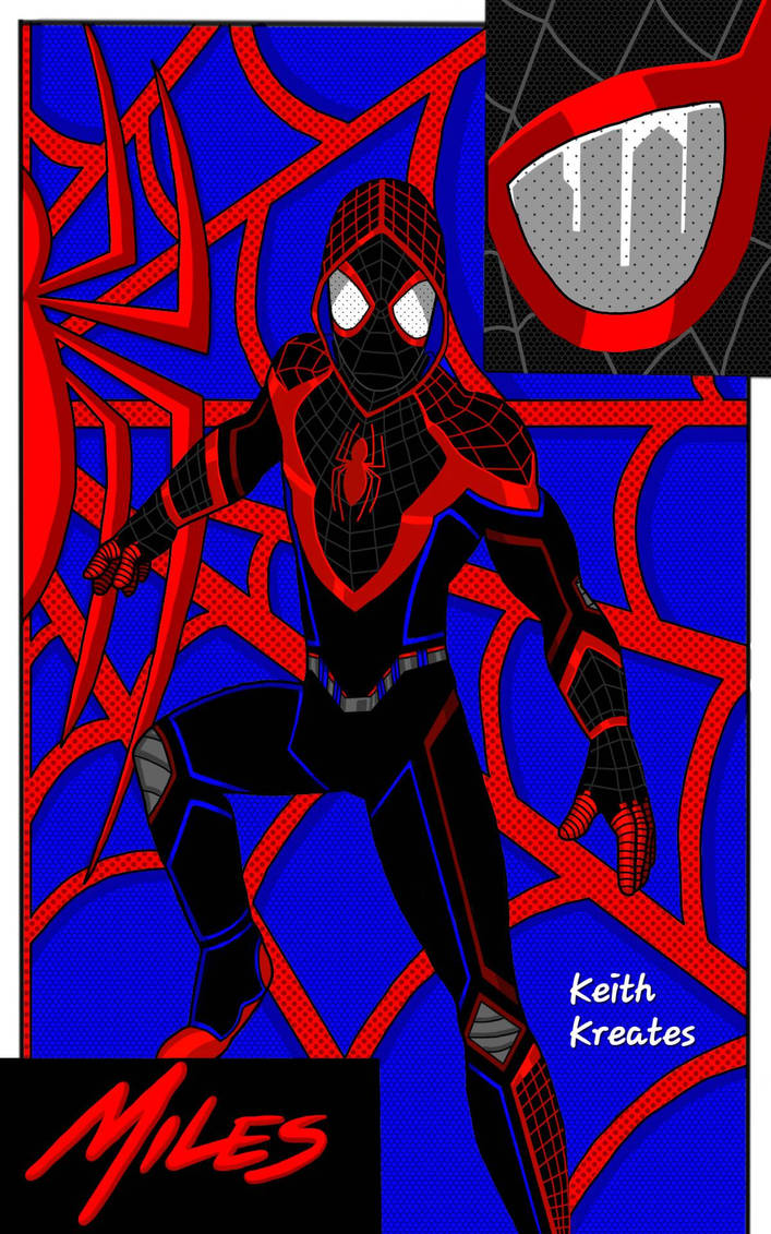 Miles Morales Redesign (With Mask and Hoodie) by KJDENNIS on DeviantArt