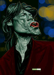 Mick Jagger color