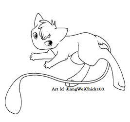 Free Mew Lineart