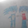 Sonic and Sophia  hugging^^