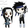 Haku and Zabuza Chibi Colourin