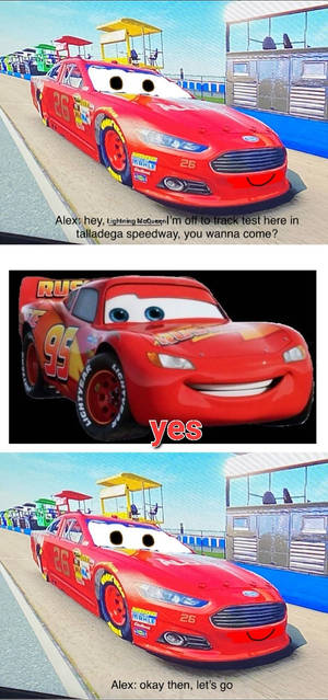 Lightning McQueen Accepts Alex's Offer.