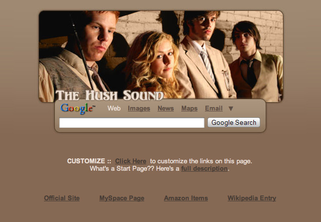 A Dark Congregation The Hush Sound Lyrics The Hush Sound Startpage by AwesomeStart on DeviantArt
