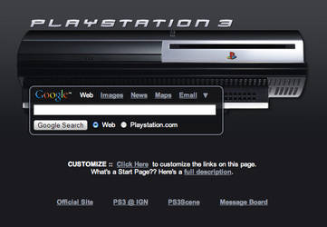 Playstation 3 Startpage