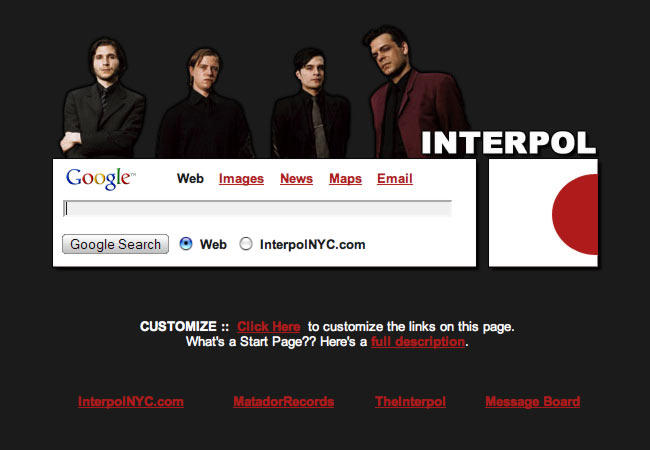 Interpol Startpage by AwesomeStart on DeviantArt