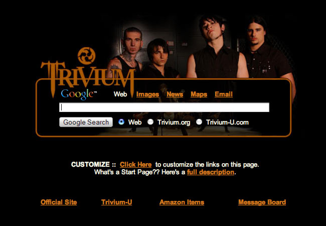 Trivium Startpage