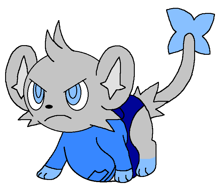Pufflet the Gamer Shinx by QuilComing on DeviantArt