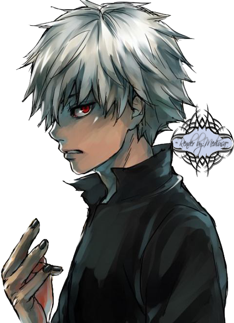 render anime kaneki ken, tokyo ghoul