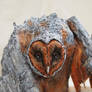 Black Barn Owl