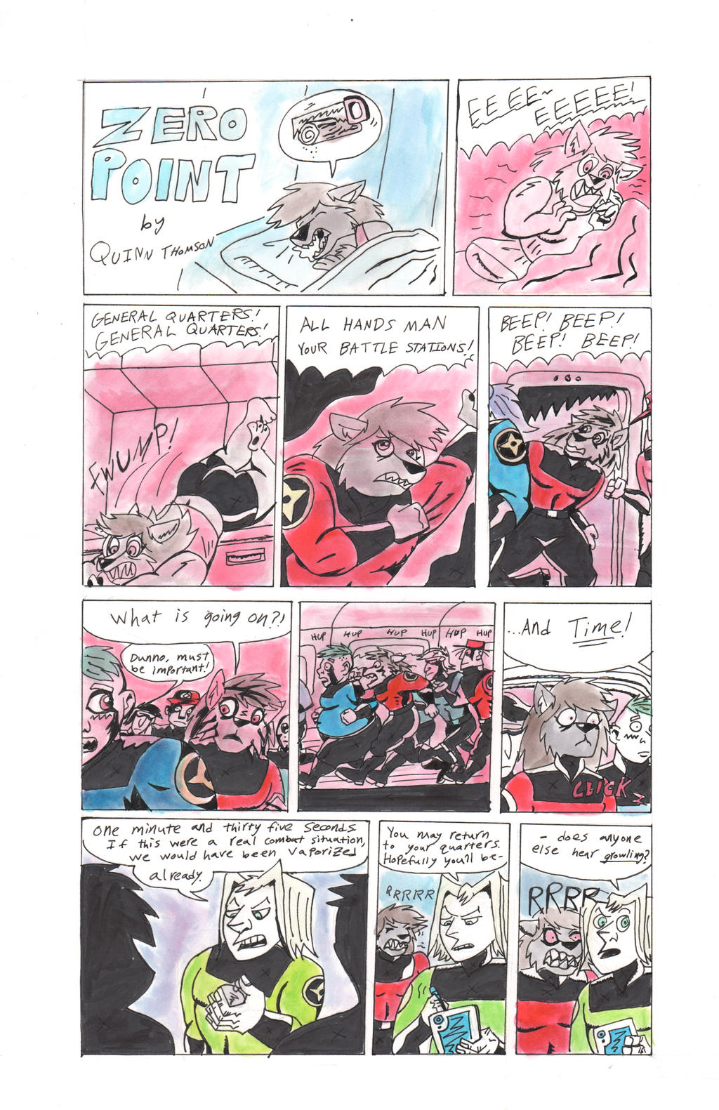 Zero Point Comic Page by QuinnThomson on DeviantArt