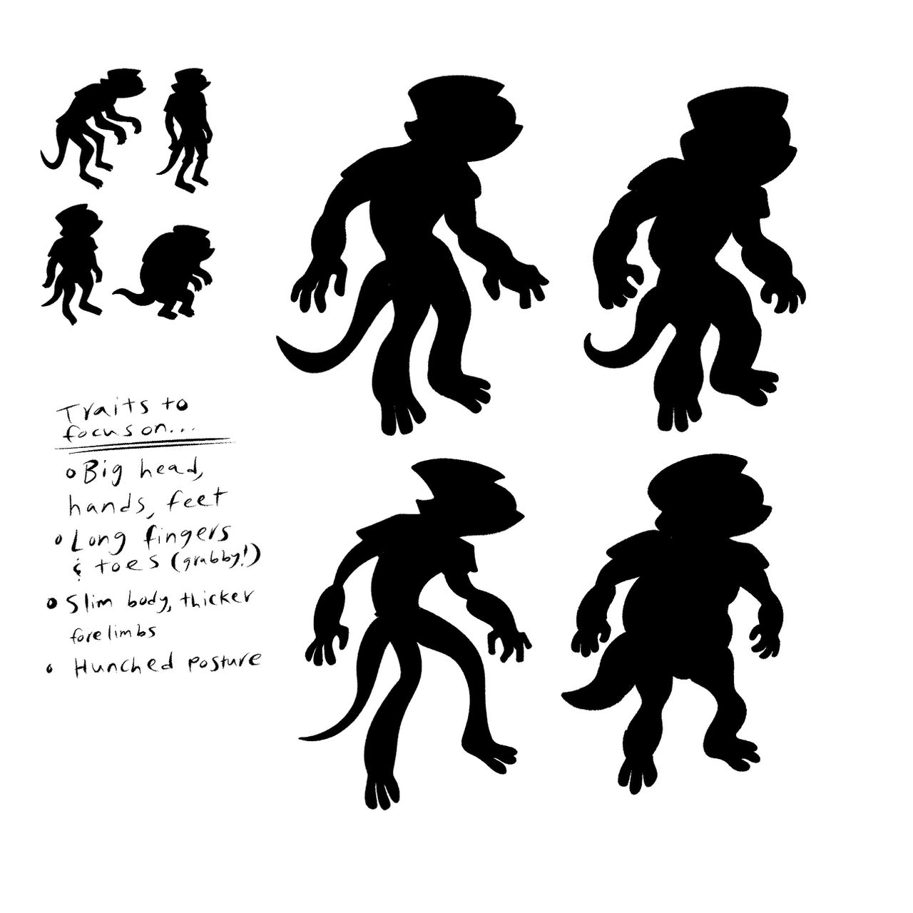 Thief Character Design - Silhouettes Round 2