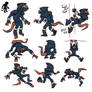 Kobold Thief Character Design - Poses!
