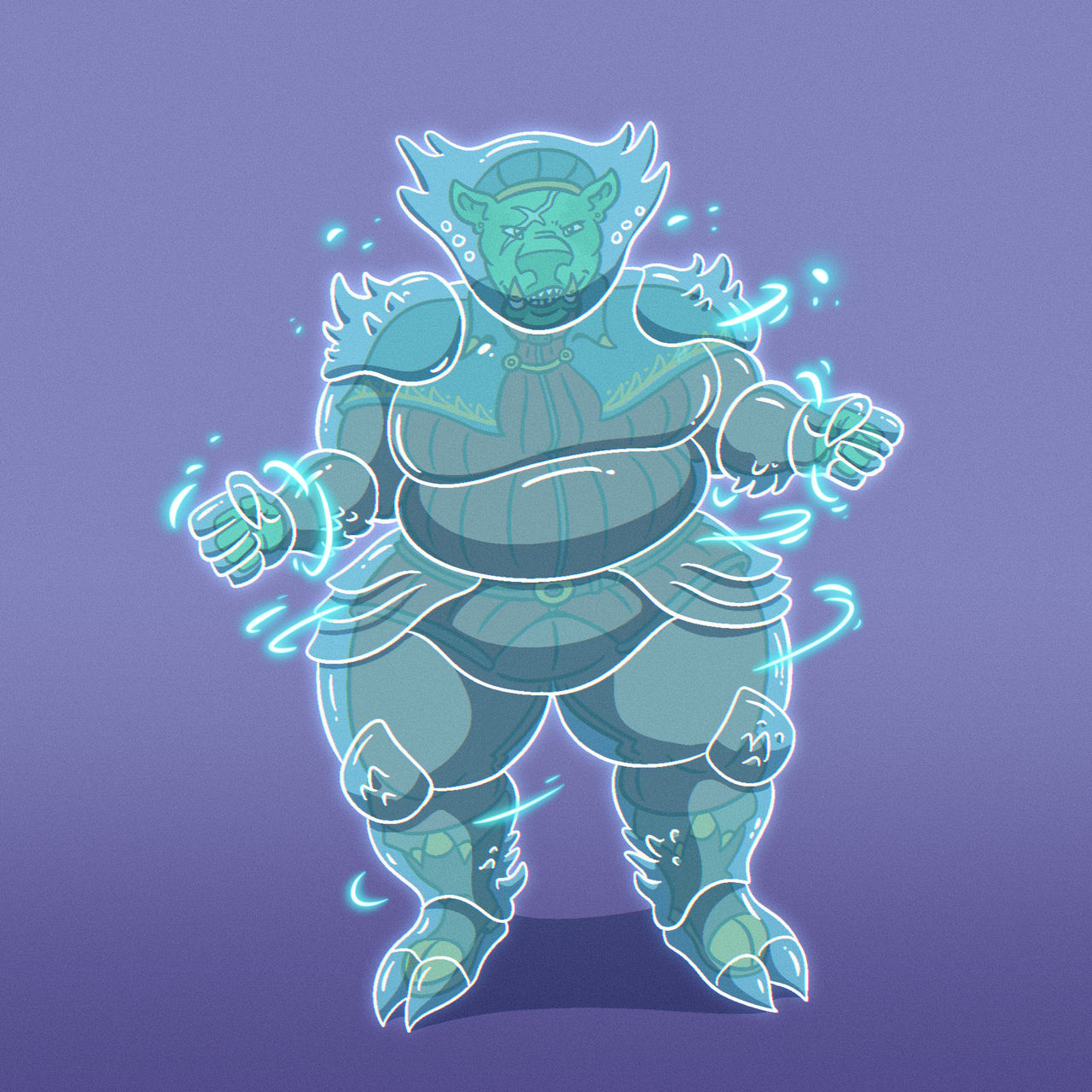 DND Armor of Agathys by QuinnThomson on DeviantArt