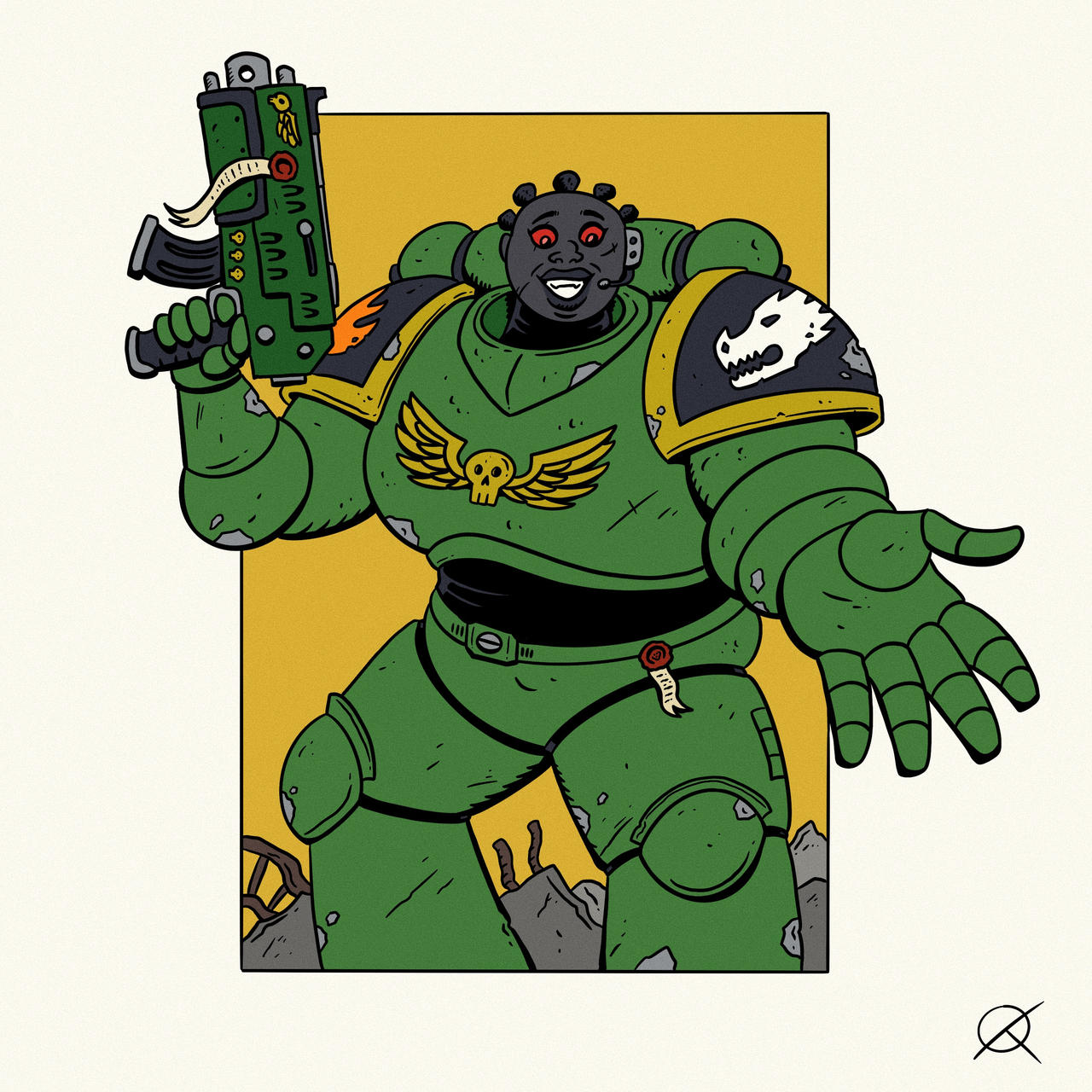 Lady Space Marine