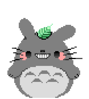 Totoro Pixel Animation By Moonbeani On Deviantart Totoro Pixel Animation By Moonbeani On Deviantart