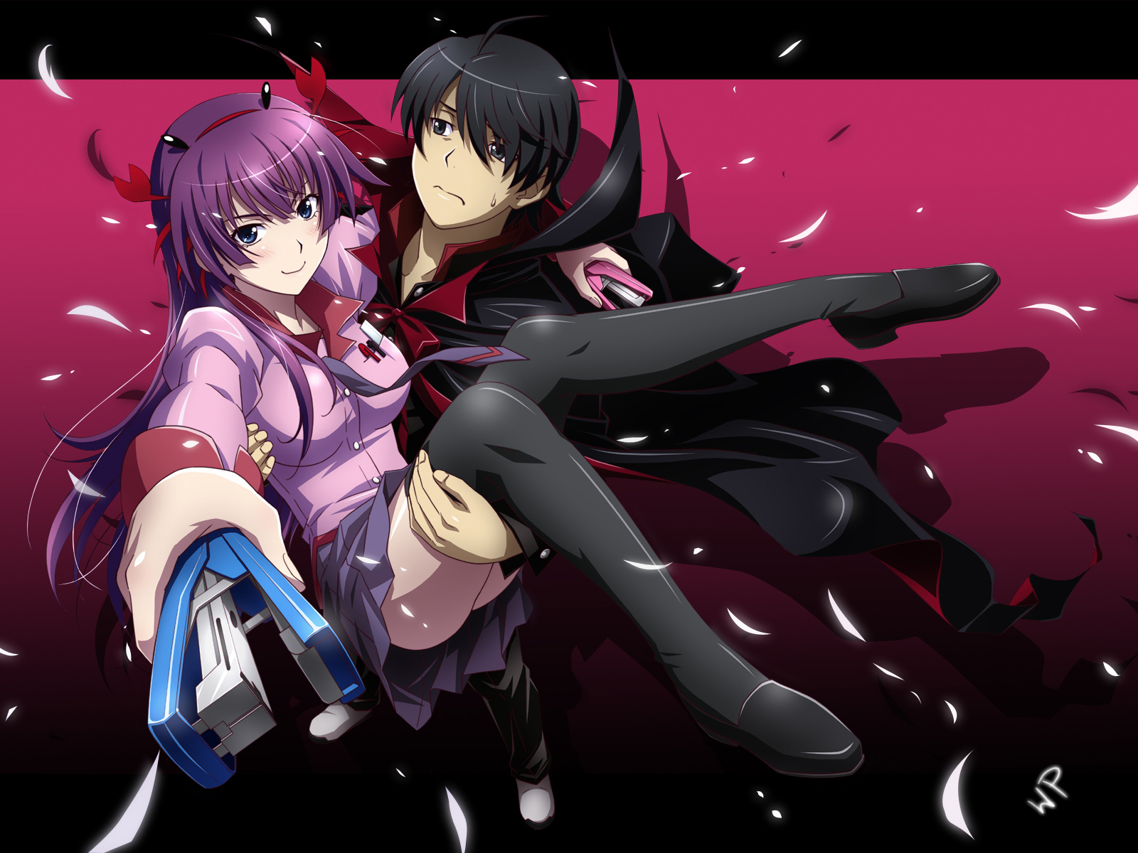 Araragi and Senjougahara