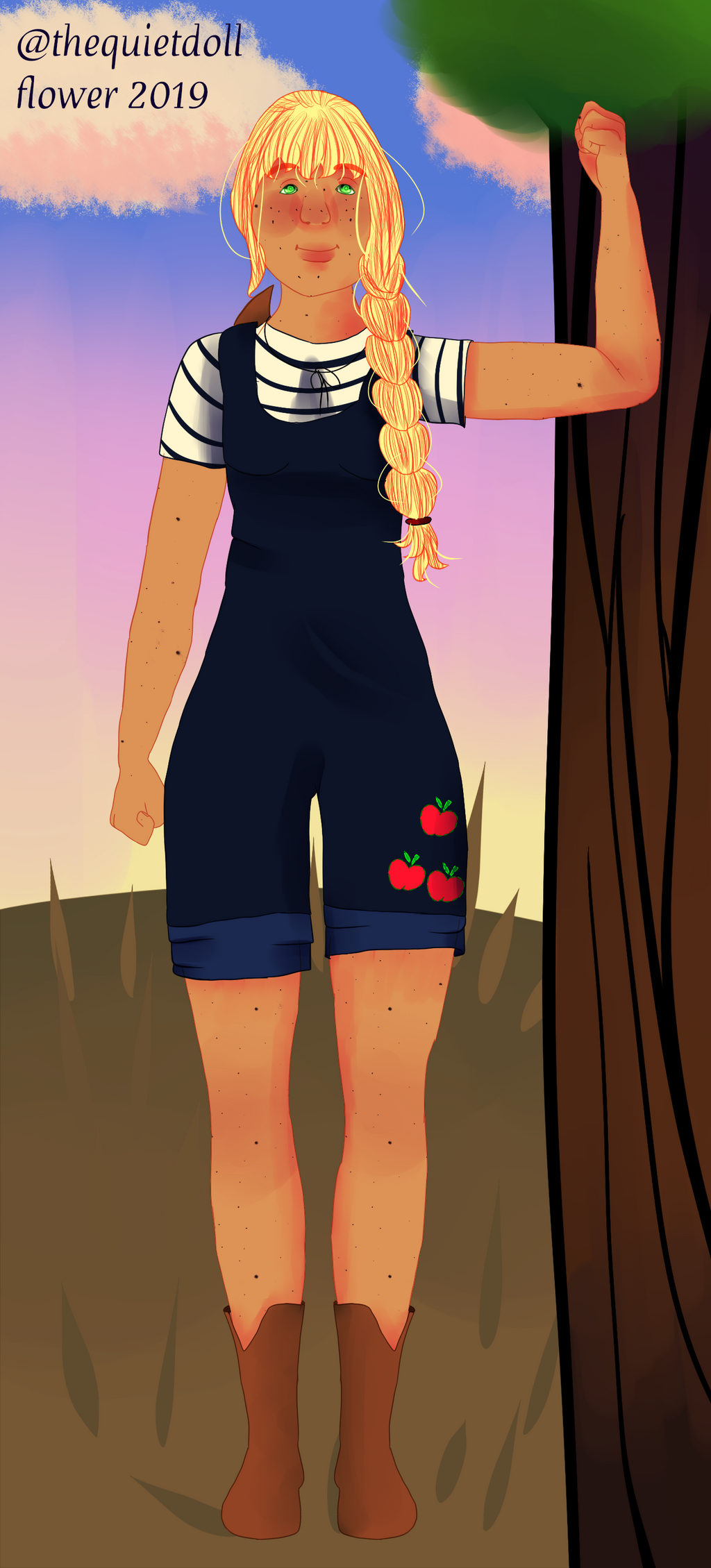 mlp AJ by thequietdoll on DeviantArt
