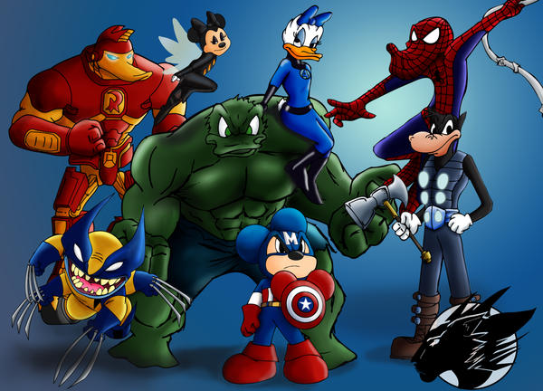 Disney Avengers Assemble by Nanaki-angel23 on DeviantArt