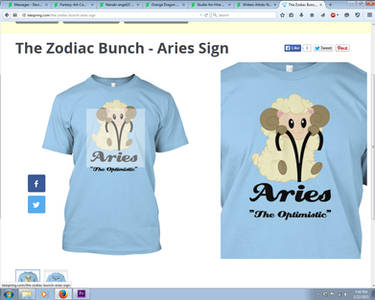 The Zodiac Bunch t-Shirt series