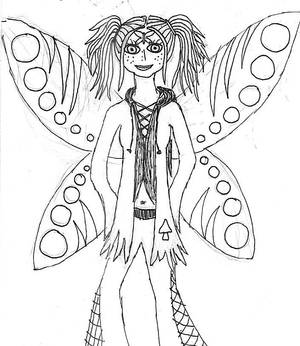 butterfly girl