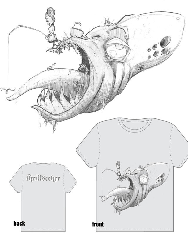 T-shirt design for Threadless