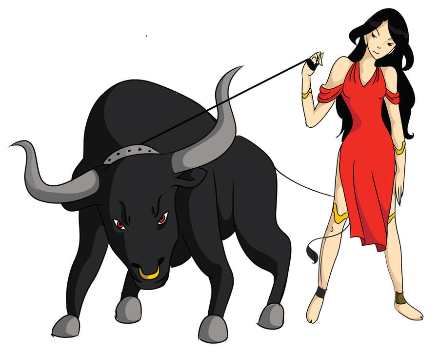 Обиженный телец. Таурус бык Телец. Девушка на быке. Девочка и бык.