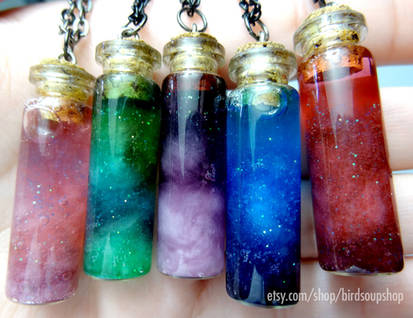 Mini Nebula Necklaces