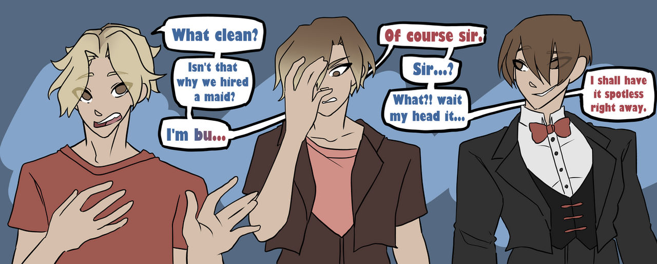 Mischievious Butler Butler by EldritchMess on DeviantArt