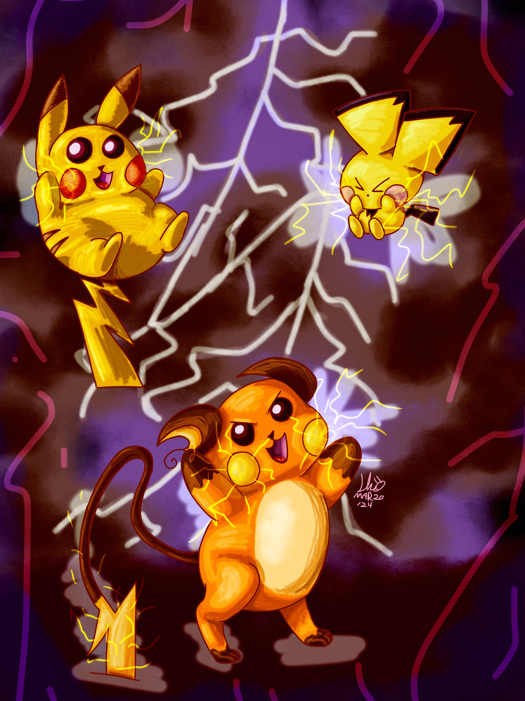 Lightening mouse pokemon by MrHeroblue on DeviantArt