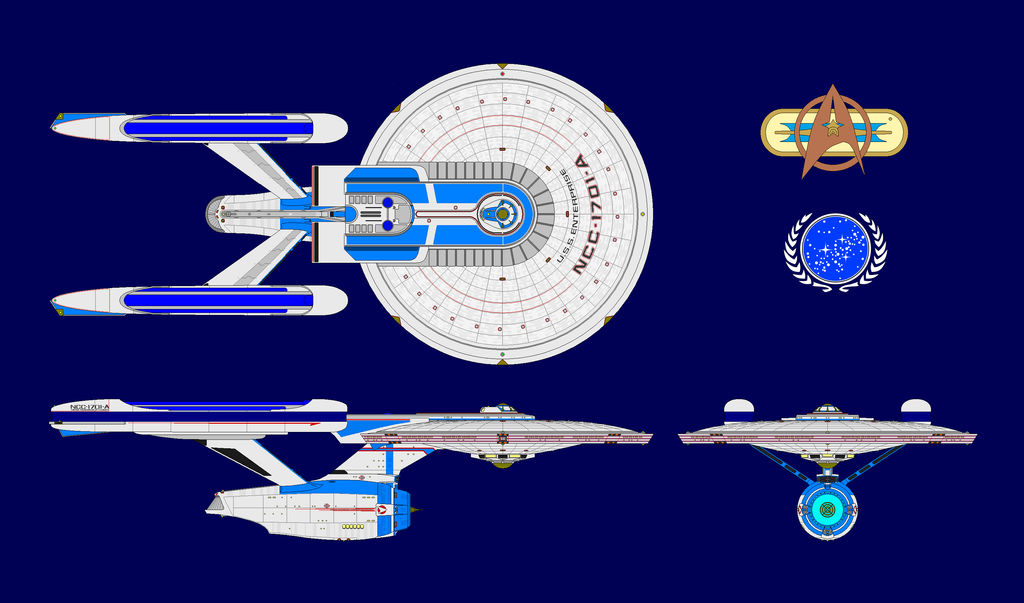 Enterprise Class Refit Excelsior nacelle Variant by nichodo on DeviantArt