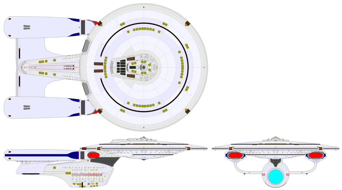 Deviantart Ambassador Class Ambassador Class (Refit) by nichodo on DeviantArt