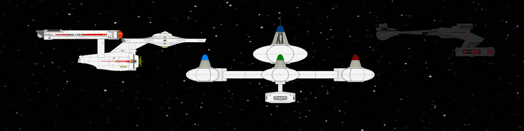 Enterprise and Klingons at K7 (Pre T2RW)