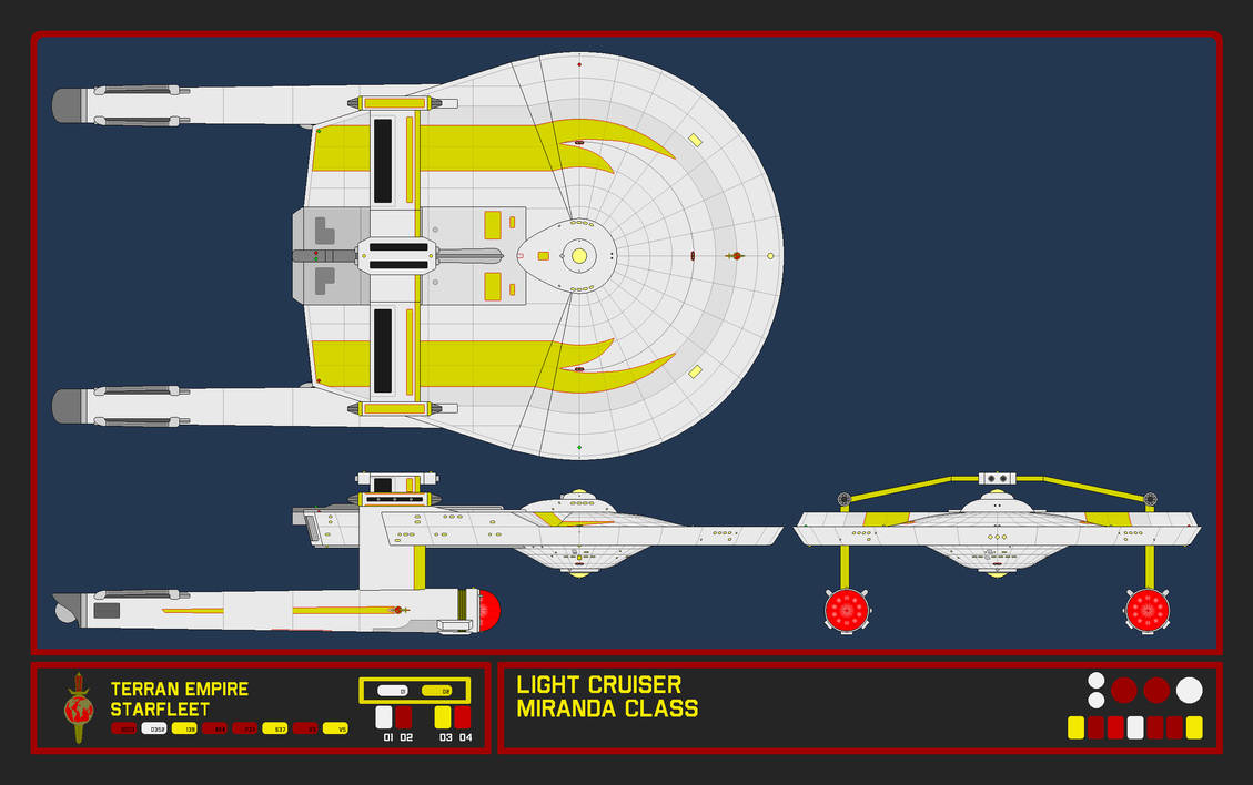 Miranda Class Miranda Class (Alternate Timeline) (MU) by nichodo on DeviantArt