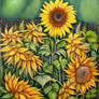 DreamUp Creation Sunflowers