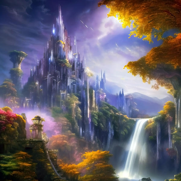 Castle of selestial emerald by minstrey on DeviantArt