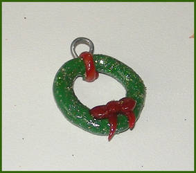 Christmas garland earring