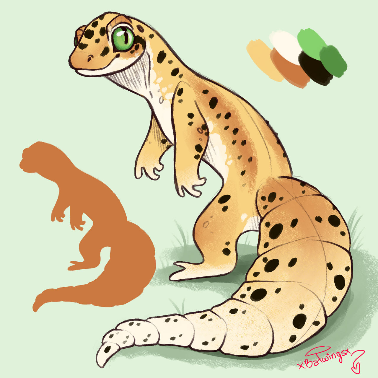Gecko Deviantart Leopard Gecko by Spirit-Bird-Art on DeviantArt