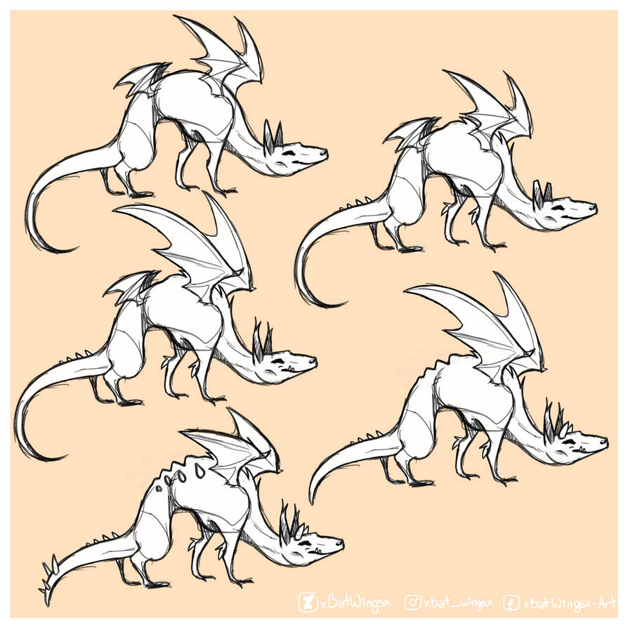 Creature Concept Sheet by Spirit-Bird-Art on DeviantArt